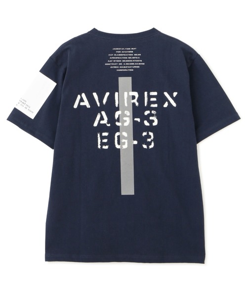 「AVIREX」 半袖Tシャツ X-LARGE オリーブ メンズ_画像4