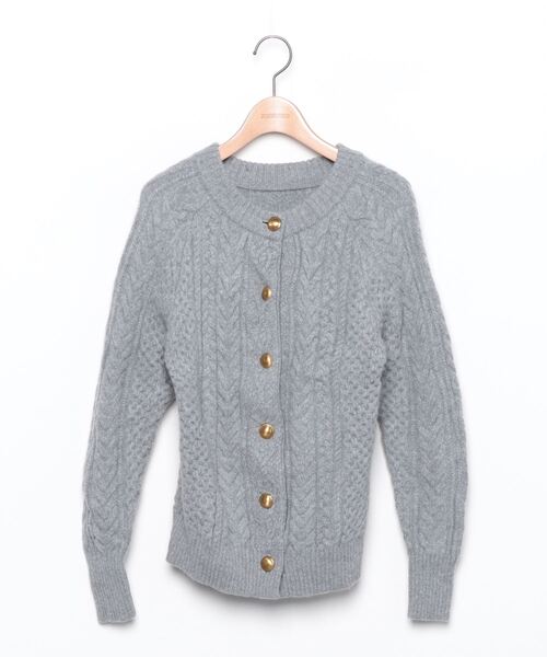 【今期・新品・タグ付】FRAMeWORK フレームワーク カーディガン グレー FRAMeWORK（フレームワーク） ニットカーディガン FREE グレー