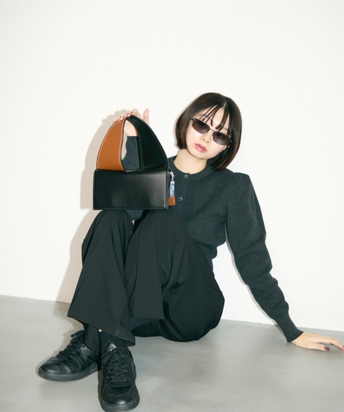 TONER ハンドバッグ 2WAYバイカラーブロックハンドルバッグ : ZOZOTOWN