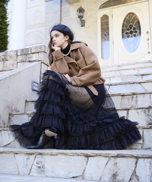 EIMY ISTOIRE（エイミーイストワール） トレンチコート コート ウール