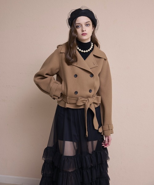 EIMY ISTOIRE（エイミーイストワール） トレンチコート コート ウール