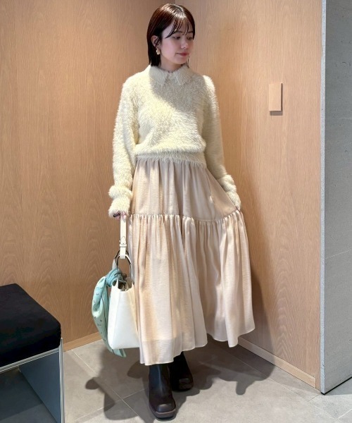 Mila Owen（ミラオーウェン） ワンピース 「セットアイテム」衿付き