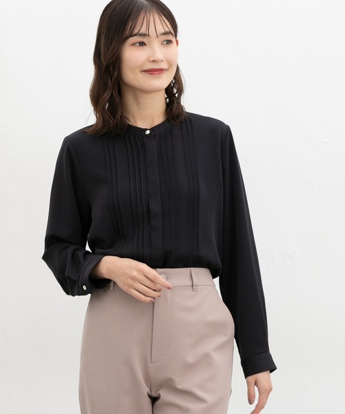 ピンタック ブラウス（レディースシャツ、ブラウス）｜トップス