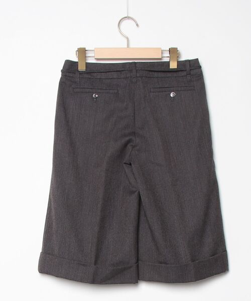 「human woman」 ハーフパンツ S グレー レディース_画像2