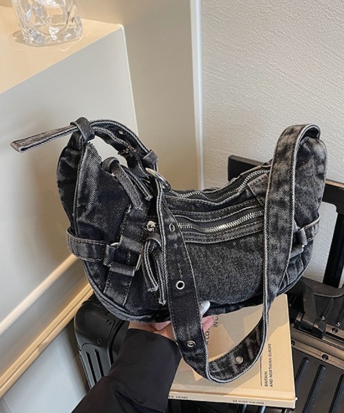 ショルダーバッグ バッグ デニムショルダーバッグ レディース