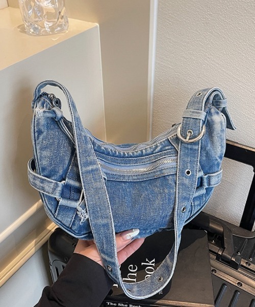 ショルダーバッグ バッグ デニムショルダーバッグ レディース