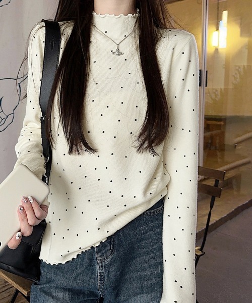 トップス soko select MOCA（セレクトモカ） tシャツ 「6色展開」ニュアンスリブプチ