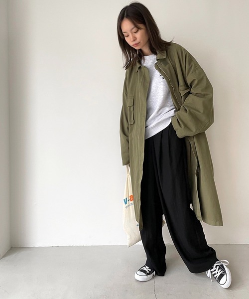 CANAL JEAN（キャナルジーン） 「via.j」コート ONE SIZE カーキ