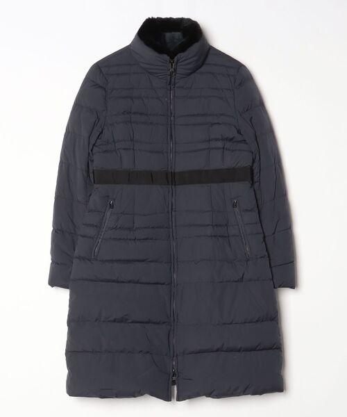 demi-luxe beams レディースダウンジャケット Demi-Luxe BEAMS（デミルクス ビームス） ダウンコート 38 ネイビー