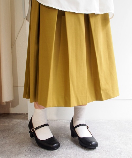 「あしながおじさん」 パンプス 24.5cm ブラック レディース_画像6