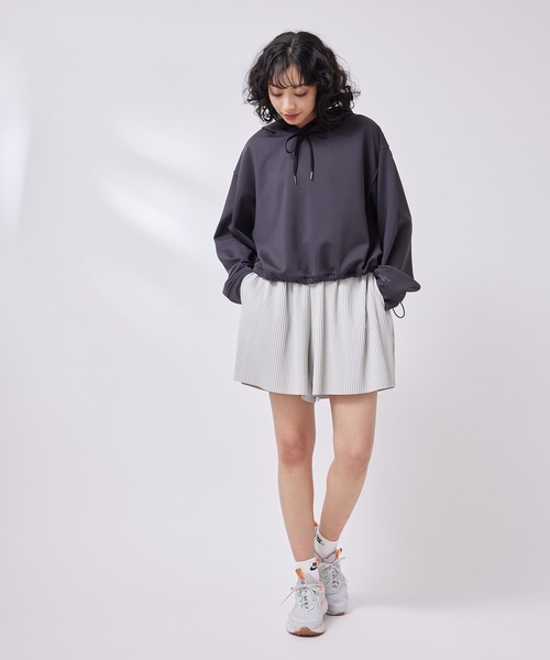 「NERGY」 プルオーバーパーカー FREE ホワイト系その他 レディース_画像9