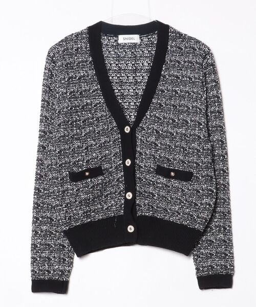 SNIDEL（スナイデル） ニットカーディガン FREE ブラック レディース