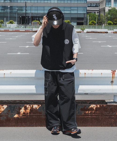 「kutir」 イージーパンツ MEDIUM ブラック メンズ_画像3