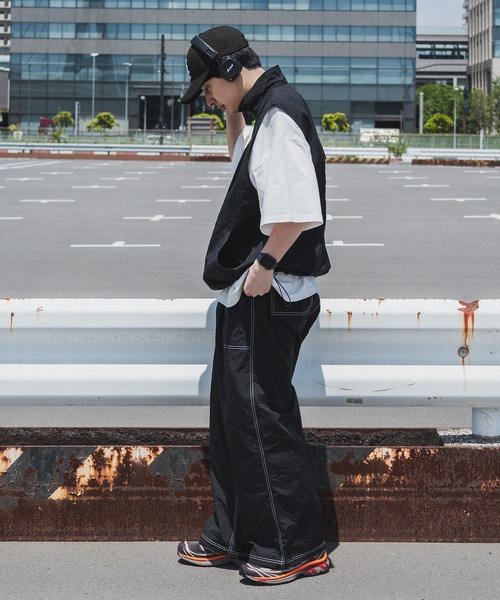 「kutir」 イージーパンツ MEDIUM ブラック メンズ_画像5