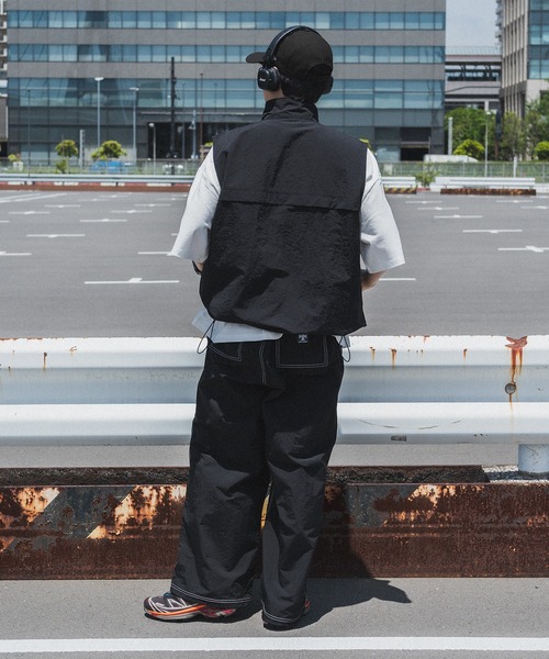 「kutir」 イージーパンツ MEDIUM ブラック メンズ_画像6