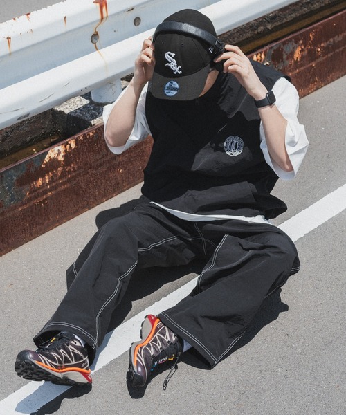 「kutir」 イージーパンツ MEDIUM ブラック メンズ_画像7