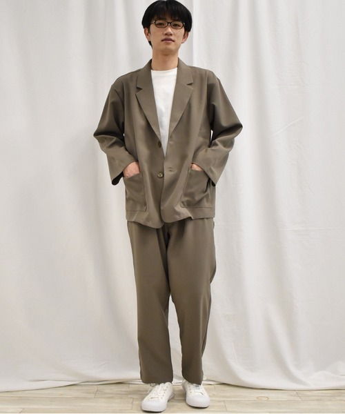 「THE SHOP TK 」 セットアップ L グレイッシュブルー メンズ_画像7