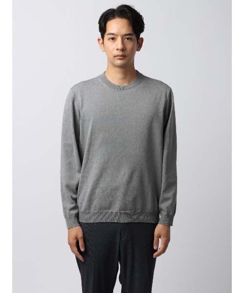 「SUIT SQUARE」 長袖ニット S ネイビー メンズ_画像2