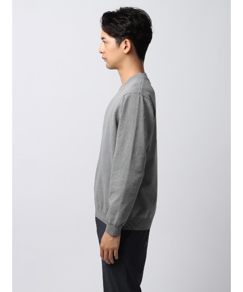 「SUIT SQUARE」 長袖ニット S ネイビー メンズ_画像3