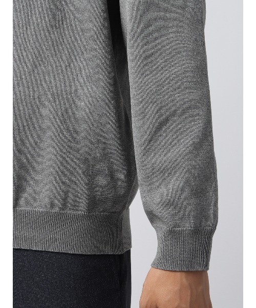 「SUIT SQUARE」 長袖ニット S ネイビー メンズ_画像6