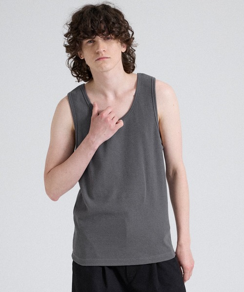 Parts Lab. タンクトップ 「Parts Lab.」T/C Strech Rib Tank Top / T