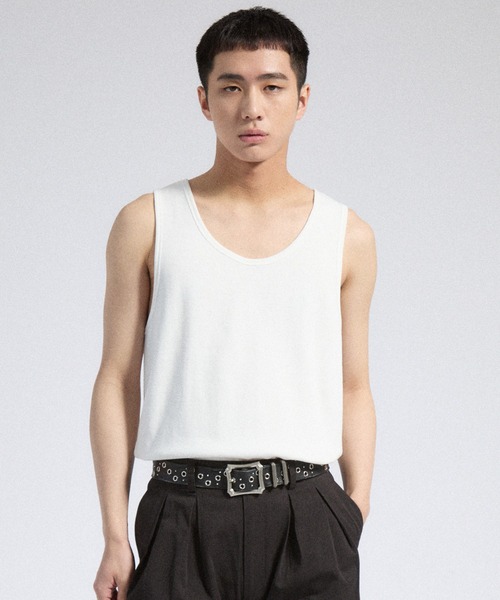 【ほぼ未使用】drawingsnambers タンクトップ Parts Lab. タンクトップ 「Parts Lab.」T/C Strech Rib Tank Top / T