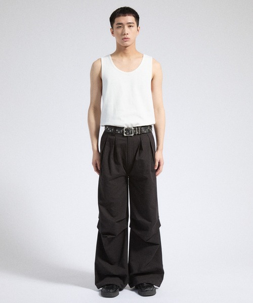 Parts Lab. タンクトップ 「Parts Lab.」T/C Strech Rib Tank Top / T