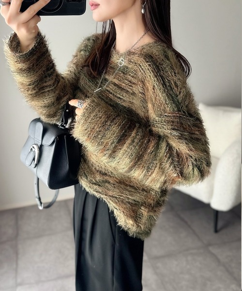 「classicalelf」 長袖カットソー MEDIUM オレンジ レディース_画像2