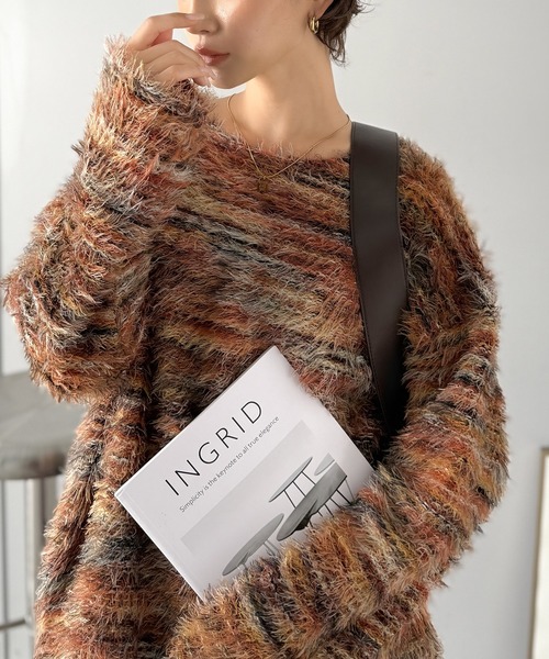 「classicalelf」 長袖カットソー MEDIUM オレンジ レディース_画像6