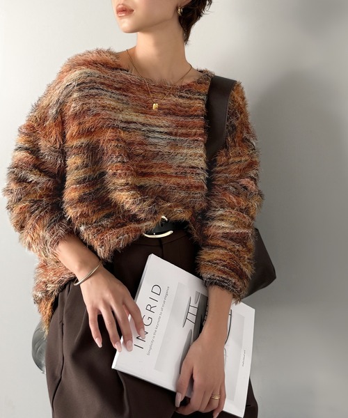 「classicalelf」 長袖カットソー MEDIUM オレンジ レディース_画像8