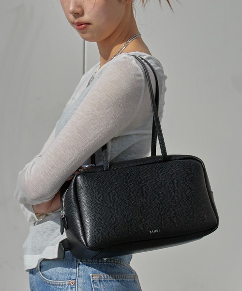 YAHKI（ヤーキ） ハンドバッグ HAND BAG ベーシック 床革 ハンドバッグ 