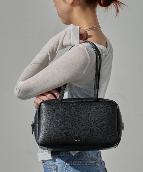 YAHKI（ヤーキ） ハンドバッグ HAND BAG ベーシック 床革 ハンドバッグ 