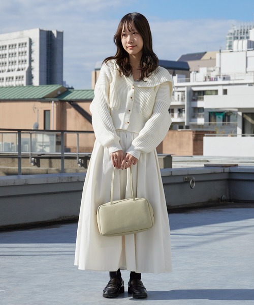 YAHKI（ヤーキ） ハンドバッグ HAND BAG ベーシック 床革 ハンドバッグ
