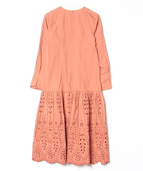 「AEWEN MATOPH」 レース長袖ワンピース 36 オレンジ レディース_画像2