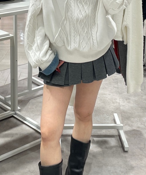 Roger&Raw（ロジャーアンドロウ） スカート インパン付ミニプリーツ