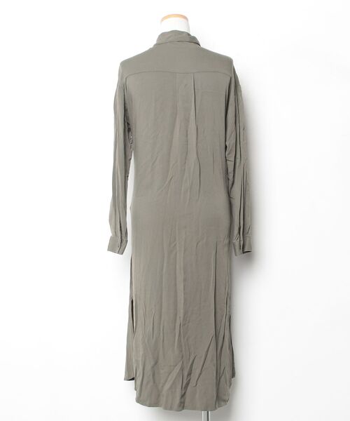 「loaf」 シャツワンピース ONE SIZE グリーン レディース_画像2