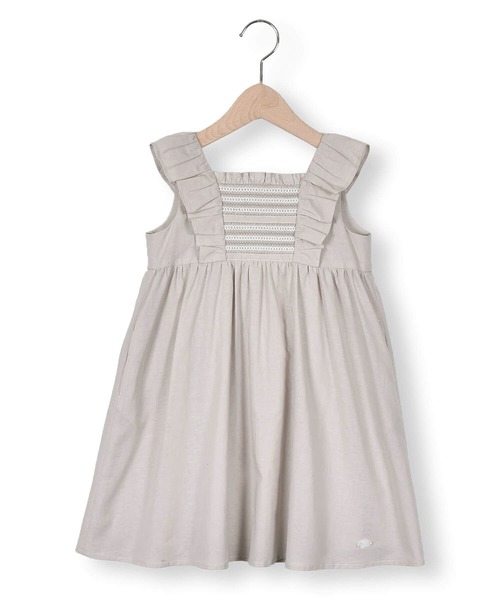 「Tartine et Chocolat」 「KIDS」ノースリーブワンピース 110 ブルー キッズ_画像2
