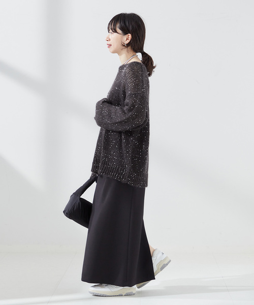 「journal standard L'essage」 長袖ニット FREE ブラウン レディース_画像6