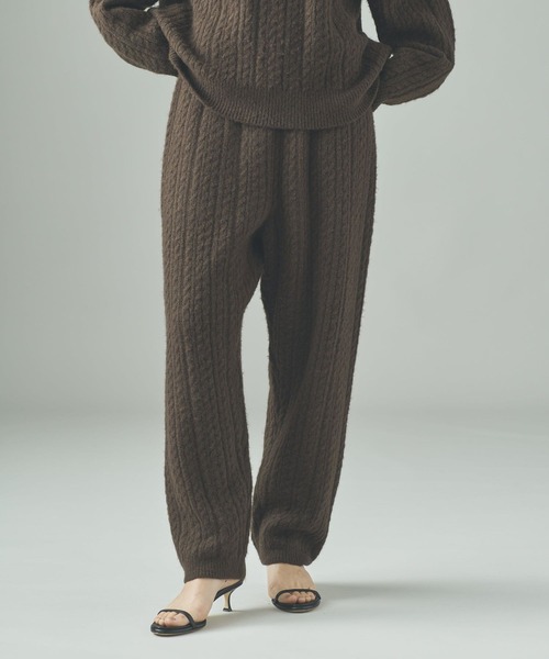 「Curensology」 イージーパンツ FREE オフホワイト レディース_画像9