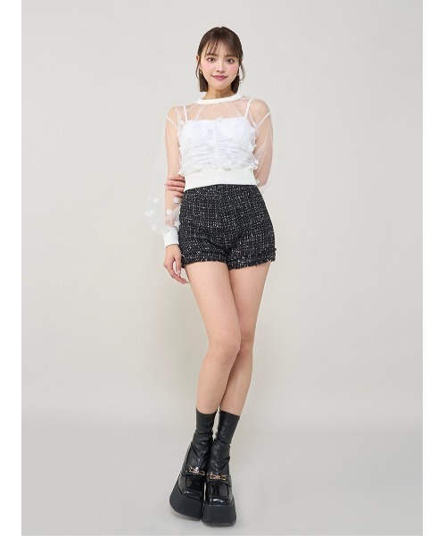 「Darich」 ショートパンツ S ブラック レディース_画像4