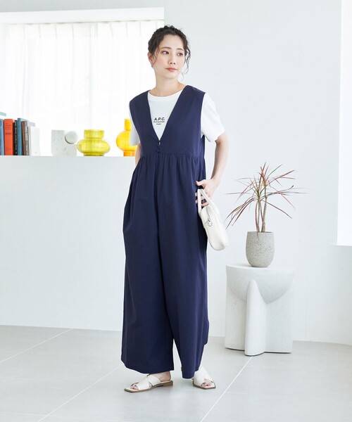 FREAK'S STORE（フリークスストア） オーバーオール MEDIUM ネイビー