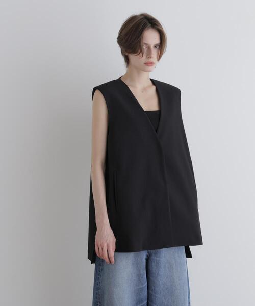 LE PHIL（ル フィル） ジャケット ノーカラージャケット 2WAYツイル