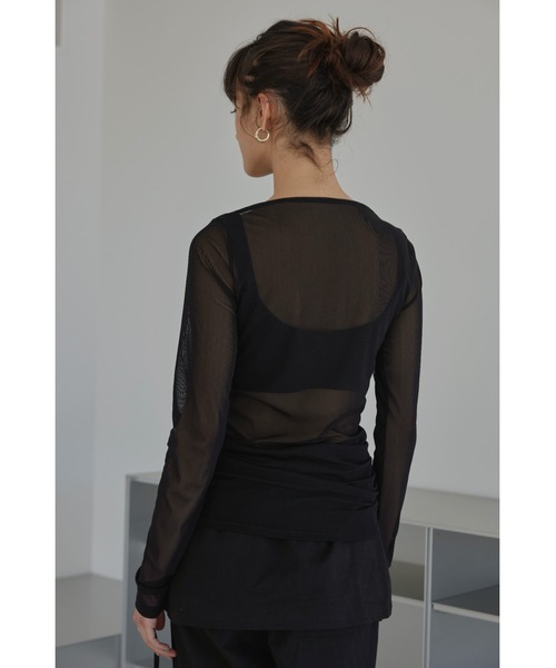 「ALEXIA STAM」 長袖チュニック M ブラック レディース_画像3