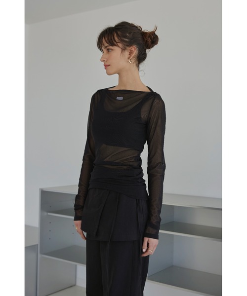 「ALEXIA STAM」 長袖チュニック M ブラック レディース_画像7