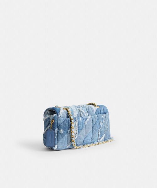 COACH コーチ パッチワーク ショルダーバッグ シグネチャー デニム系 COACH ワンショルダーバッグ デニム パッチワーク シグネチャー - メルカリ