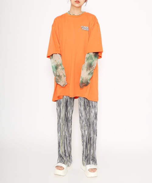 「PUNYUS」 イージーパンツ 1 イエロー レディース_画像6