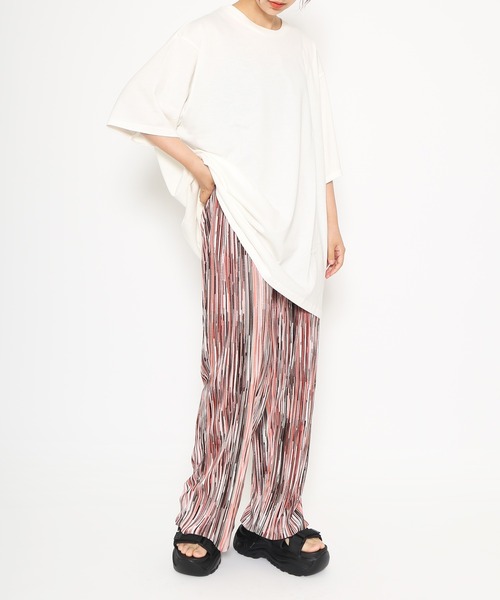 「PUNYUS」 イージーパンツ 1 イエロー レディース_画像7