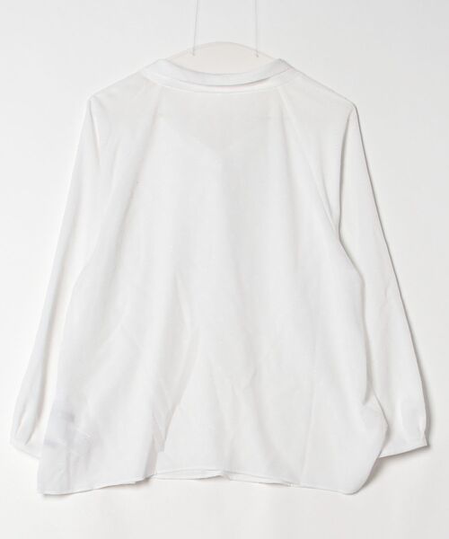 「INDIVI」 長袖ブラウス 13 オフホワイト レディース_画像2