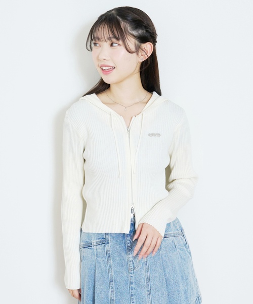 LOVETOXIC パーカー 「LTXC」「アラエル」リブZIPパーカー キッズ 子供