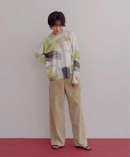 「Eimee Law」 長袖ニット FREE グレー レディース_画像2